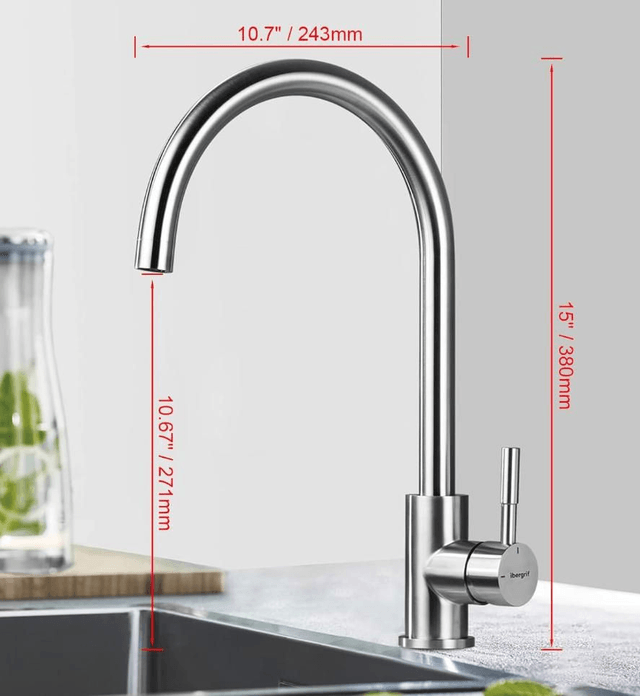 Monocomando lavello "inox" 