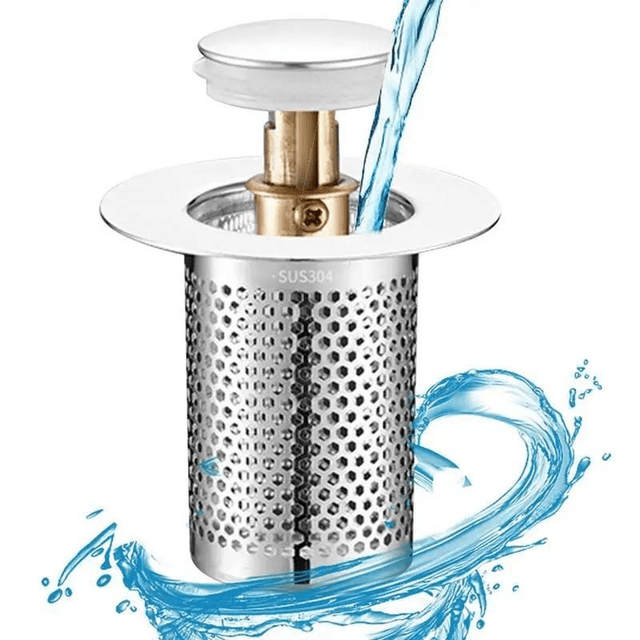 Tappo lavabo, bidet, click clack con rete