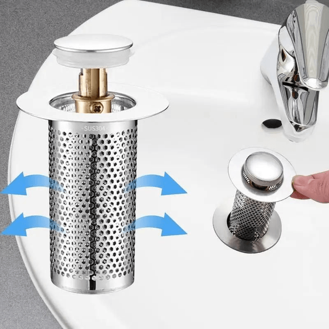 Tappo lavabo, bidet, click clack con rete