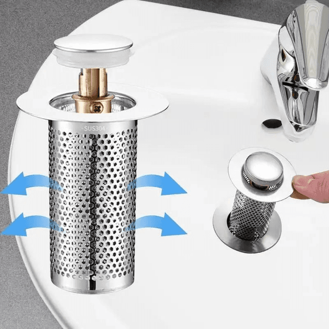 Tappo lavabo, bidet, click clack con rete